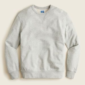 J Crew Grey French Terry Crewneck Sweatshirt